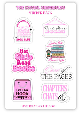 The LitGirl Chronicles Sticker Pack