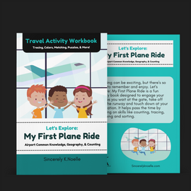 Let's Explore: My First Plane Ride Activity Book