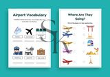 Let's Explore: My First Plane Ride Activity Book (Digital Download)